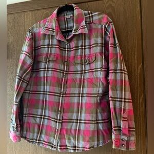 Carhartt flannel button-up shirt